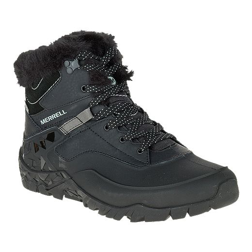 Merrell Women's Aurora 6 Ice+ Waterproof Winter Boots - Black | Atmosphere.ca