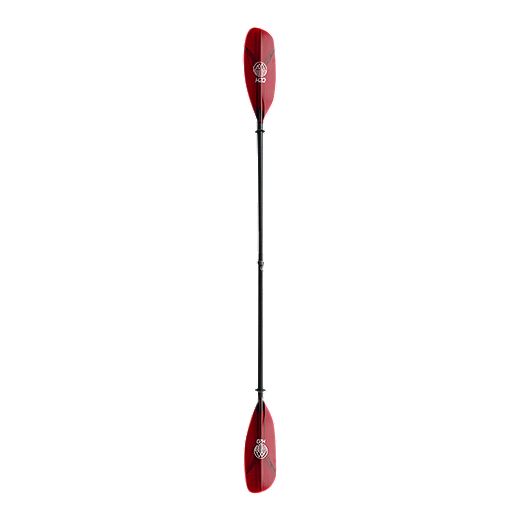 H20 Crystal X 2.0 Fiberglass Straight Paddle - Red
