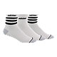 adidas Men's 3 Stripes High Quarter Socks - 3-Pack