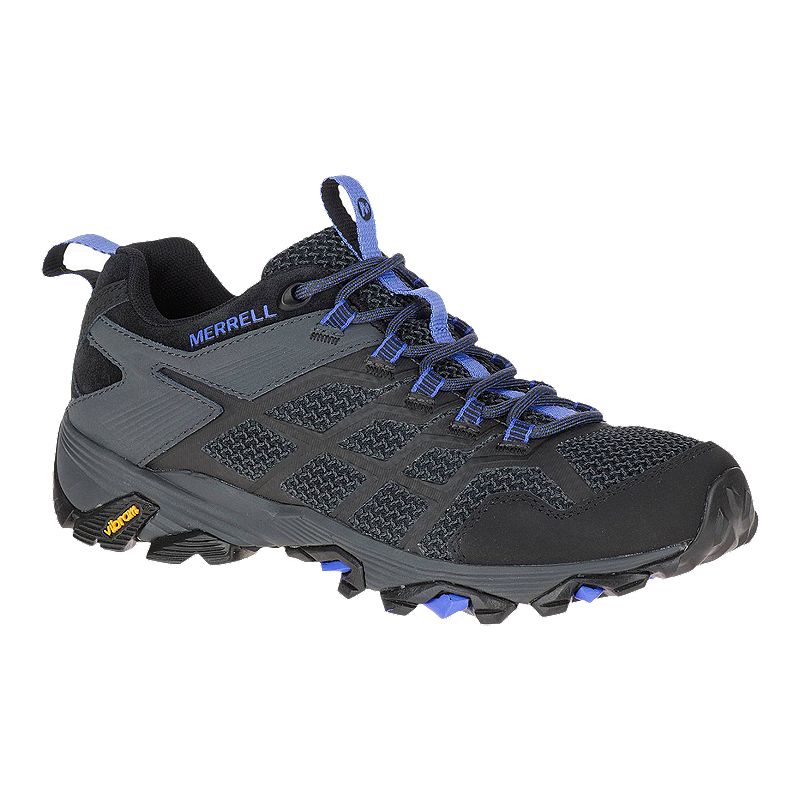 Merrell Women's Moab FST 2 Hiking Shoes - Black/Granite | Atmosphere.ca