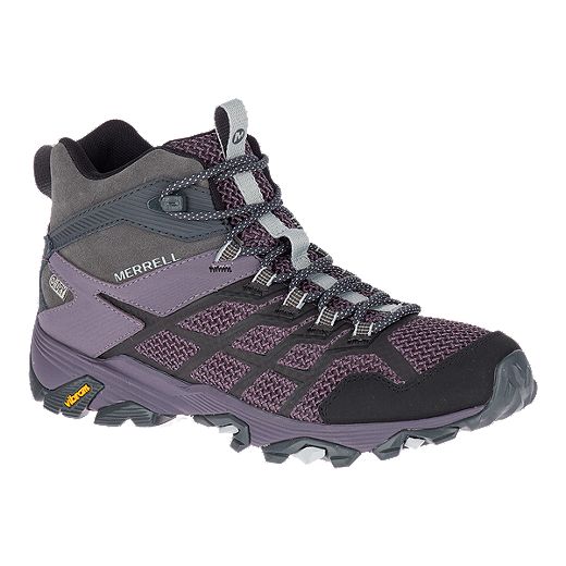 Merrell Womenâs Moab FST 2 Mid WP Hiking Shoes - Granite/Shark | Atmosphere.ca