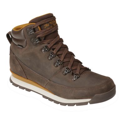 north face brown leather boots