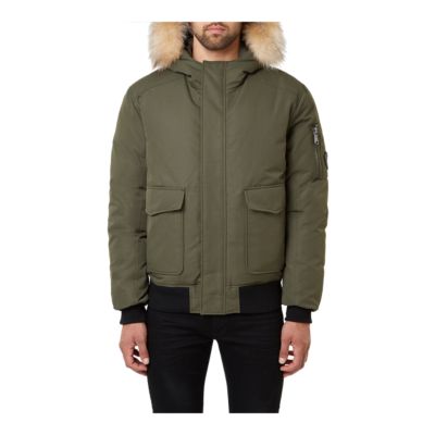 down bomber jacket mens