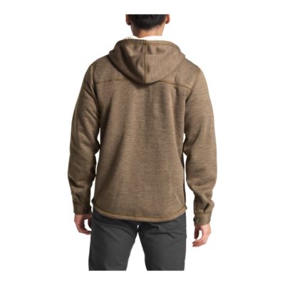 north face men's sherpa patrol snap up hoodie