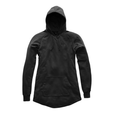 the north face women's extra long relaxed hoodie