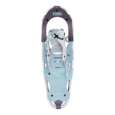Tubbs Women S Frontier 21 Inch Snowshoes 2018 Blue Silver Atmosphere Ca