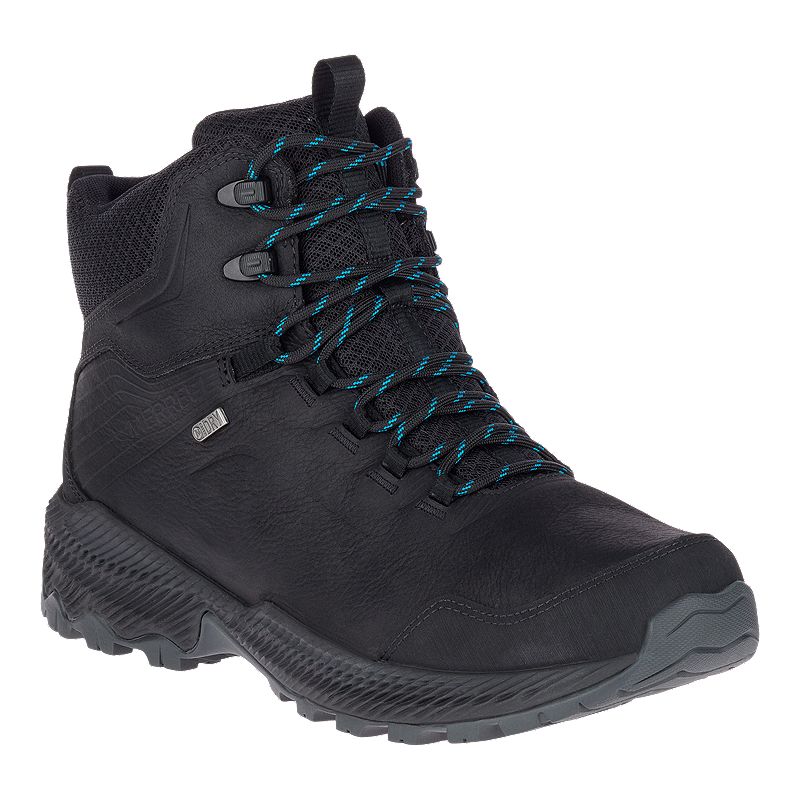 Merrell Men's Forestbound Mid Waterproof Hiking Boots - Black | Atmosphere.ca