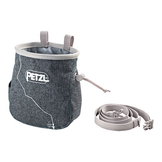 Petzl Saka Chalk Bag - Mottled Grey