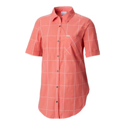 columbia short sleeve button up