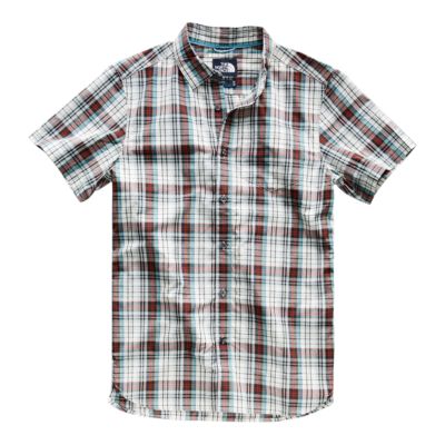 north face men's short sleeve shirts