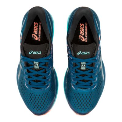 asics cumulus 21 blue