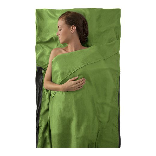 Sea to Summit Traveller Silk Liner With Pillow Slip - Green
