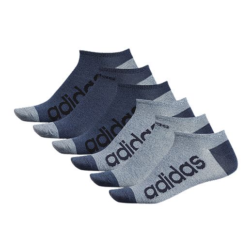 adidas Men's Linear No Show Sock - 6 Pack