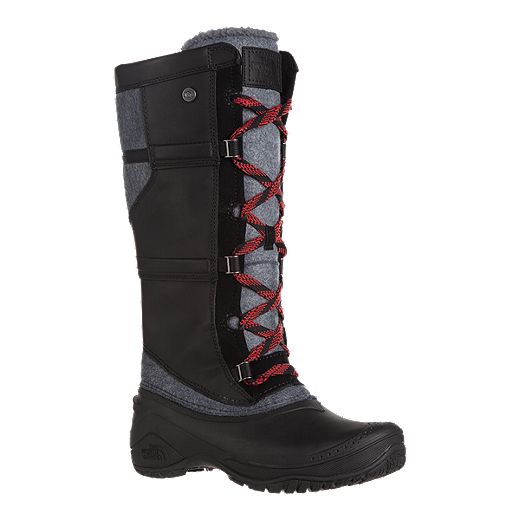 The North Face Women's Shellista IV Tall Winter Boots - TNF Black/Zinc Grey