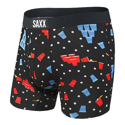 Saxx Vibe Boxer Brief Modern Fit Underwear - Black