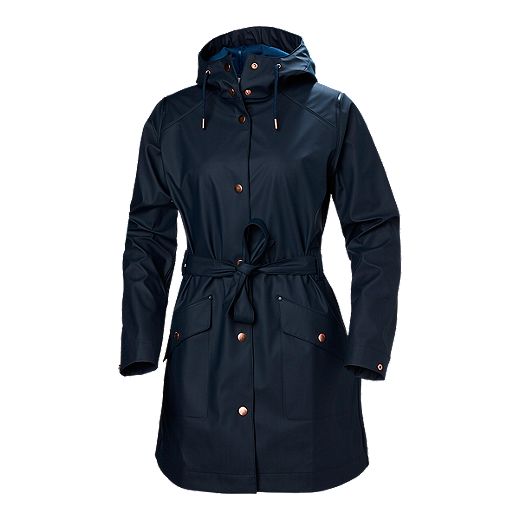 Helly-Hansen Women's Kirkwall Ii Waterproof Belted Rain Coat with Hood 