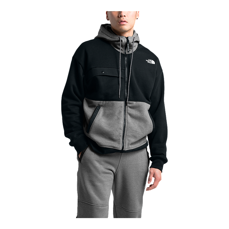 Download The North Face Men's NSE Graphic Zip Hoodie - Grey Heather ...