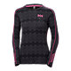 Helly Hansen Women's Lifa Active Graphic Crew - Night Shade Dotted