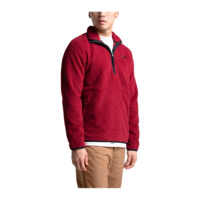 north face sherpa quarter zip
