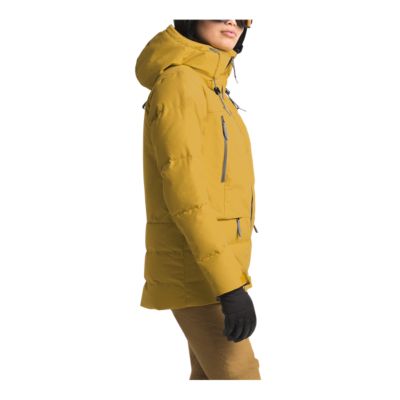 north face pallie down jacket yellow