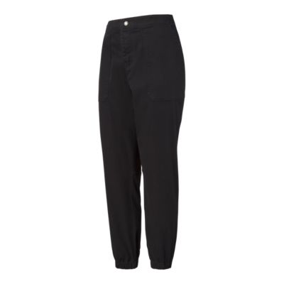 womens black jogger trousers