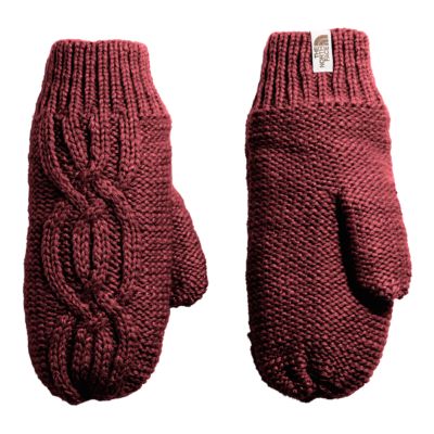 north face knit mittens