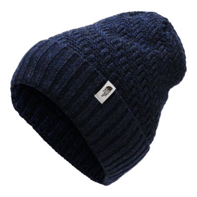 north face beanie blue