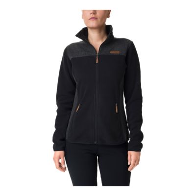 columbia zip fleece womens