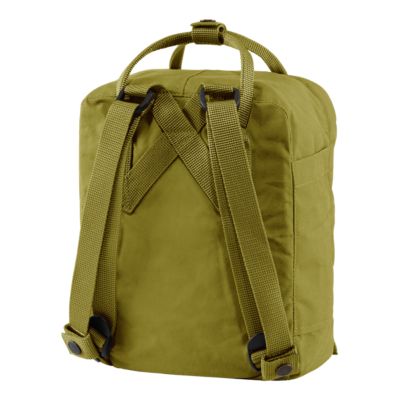 fjallraven mustard yellow backpack