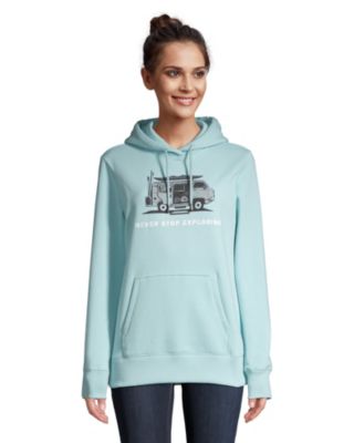 north face teal hoodie