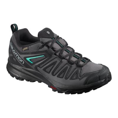 all black salomon shoes