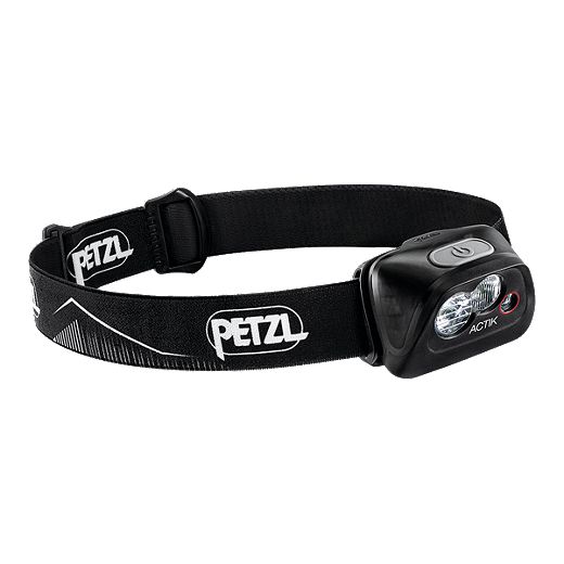 Petzl Actik 350 Lumens Headlamp -Black
