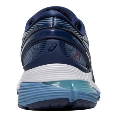 asics blue running shoes