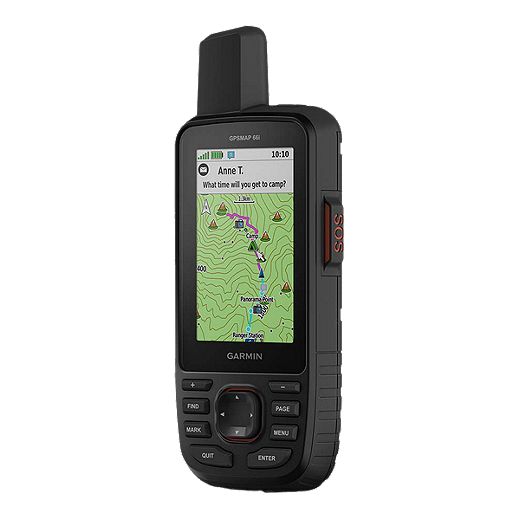 Garmin GPSMAP 66i GPS Handheld and Satellite Communicator Featuring TopoActive Mapping and inReach Technology & Universal Carrying Case 010-10117-02 