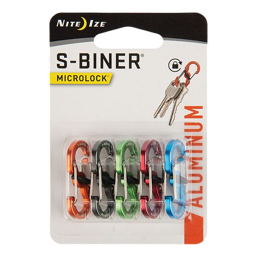 Nite Ize S-Biner Aluminum Microlock - 5 Pack