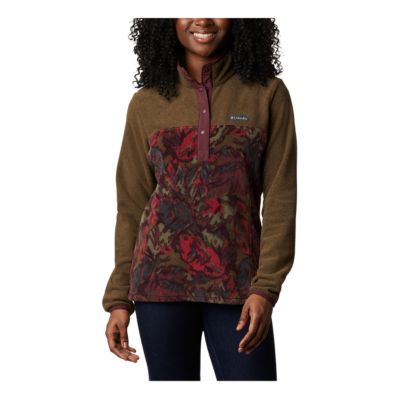 columbia women's benton springs half zip fleece pullover