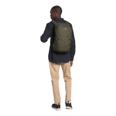 north face jester backpack green