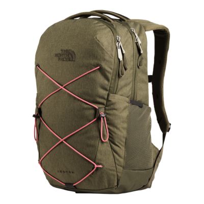 north face jester backpack green