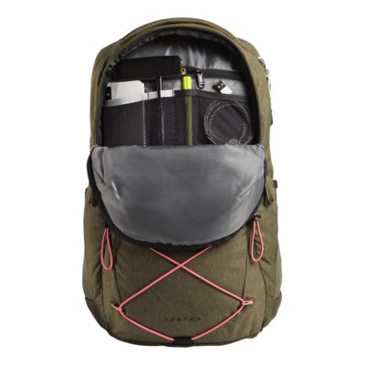 north face olive green backpack