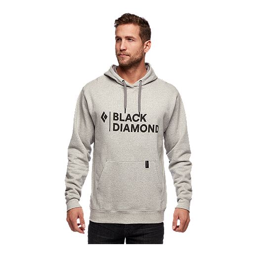 Black Diamond Men's Stacked Logo Pullover Hoodie