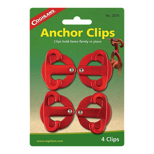 Coghlan's Anchor 4 Pack Clips
