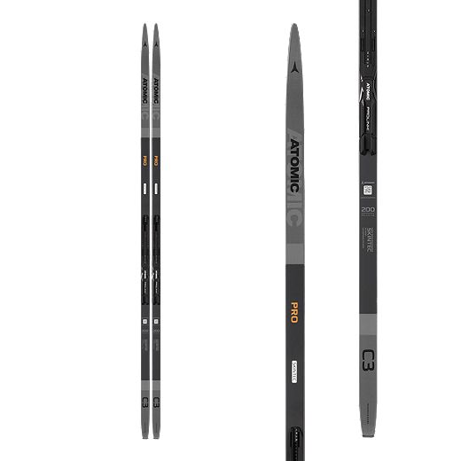 Atomic Pro C3 Skintec Soft PSP Nordic Skis 2020/21 & Atomic Prolink Shift Pro Classic Nordic Bindings 2020/21