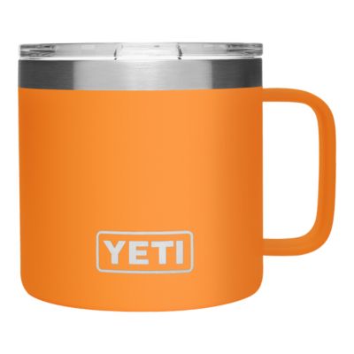 orange yeti coffee mug