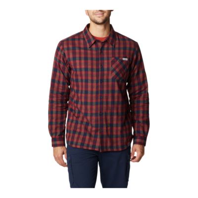 columbia flannel lined shirt