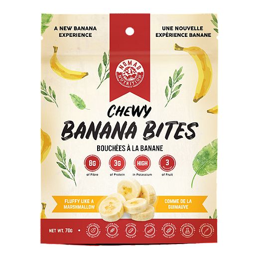 Nomad Nutrition Dehydrated Chewy Banana Bites