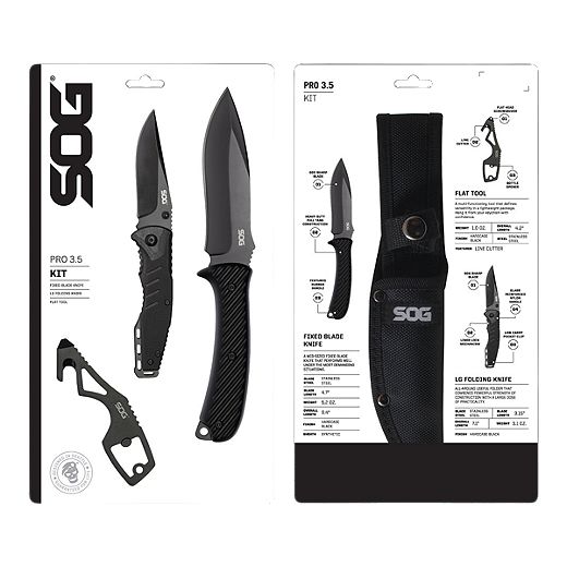 SOG Pro 3.5 Knife Bundle Kit