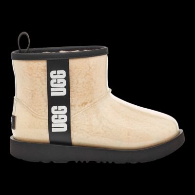 Warm on the inside and waterproof on the outside, UGG’s Classic Clear Mini  gives you the best of both worlds and stands out in all levels of downpour.  ...
