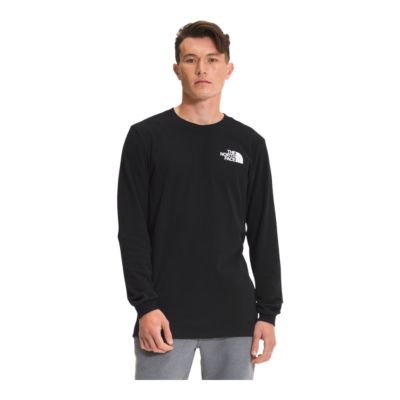 mens north face long sleeve tee