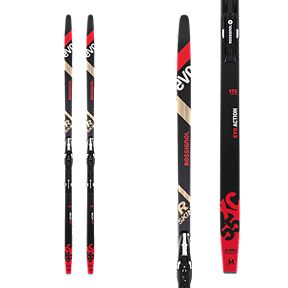 Rossignol Evo XT 55 Cut Base/Tour SI Adult Nordic Skis 2021/22 - Black Patn