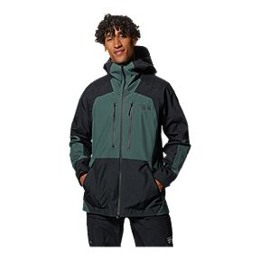Mountain Hardwear Men's Boundary Ridge 3L Goretex Shell Ski Jacket - Black Spruce